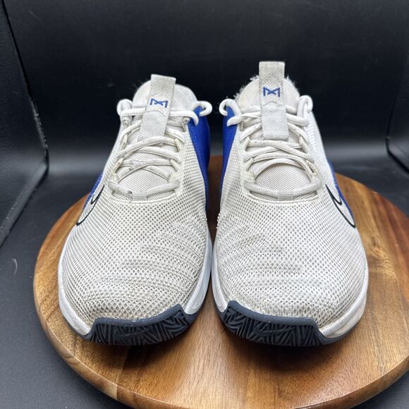 Nike Metcon 9 Mens Size 10.5 Weightlifting Shoes Running Training White Blue - Picture 2 of 8